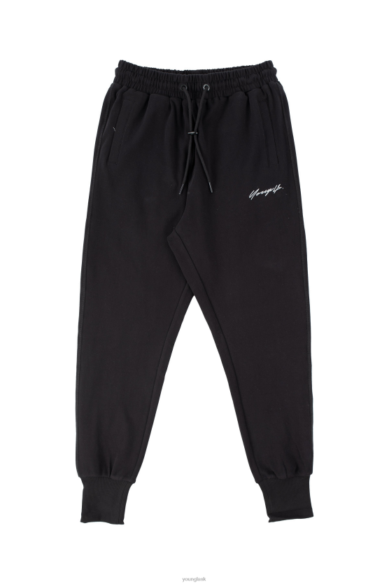 muži čierna 228 cloud joggerov YoungLA oblečenie X2044868
