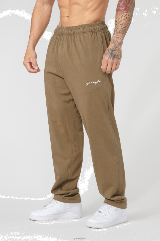 muži olivový 215 žiadne kryty pumpy na manžety YoungLA oblečenie X2044890