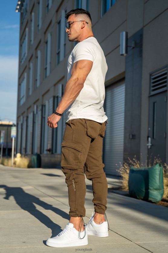 muži taupe 206 rambo bojových joggerov YoungLA oblečenie X2044916