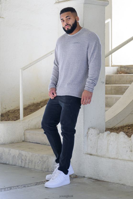 muži modré umývanie Prispôsobené džínsy slim fit 607 YoungLA oblečenie X2044747