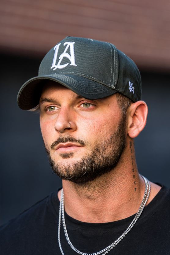 muži sivobiely 920 A-frame la snapback klobúk 2.0 YoungLA oblečenie X2044944