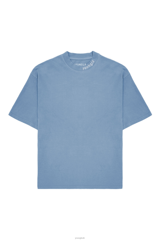 muži Modrá 467 rímskych tričiek YoungLA oblečenie X2044151