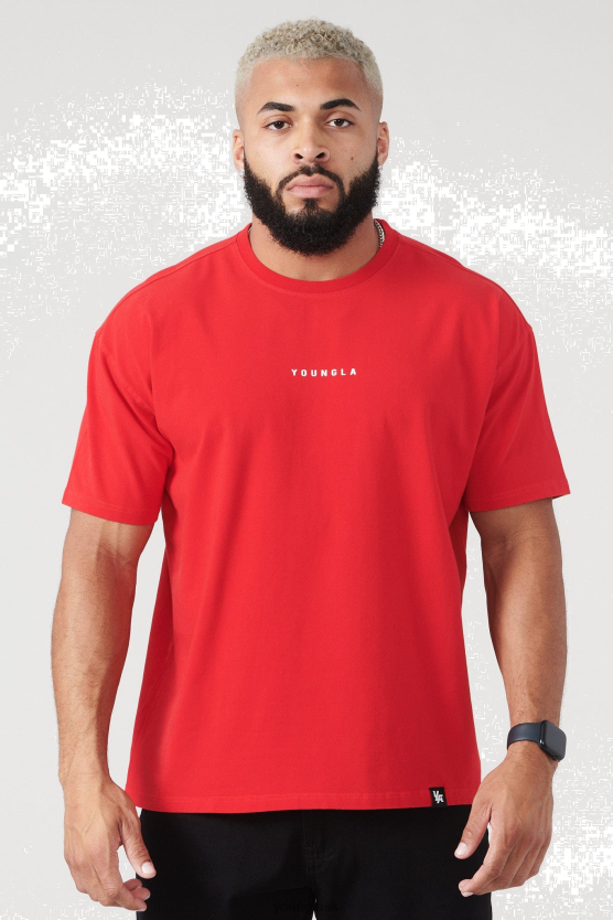 muži haute red wash 401 základných tričiek s jackom, letné 23' YoungLA oblečenie X2044203