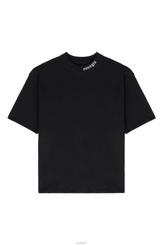 muži čierna 467 rímskych tričiek YoungLA oblečenie X2044150