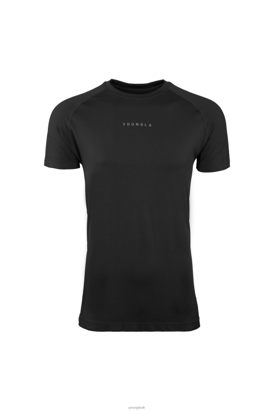 muži čierna Kompresné tričko novej generácie 454 YoungLA oblečenie X2044377