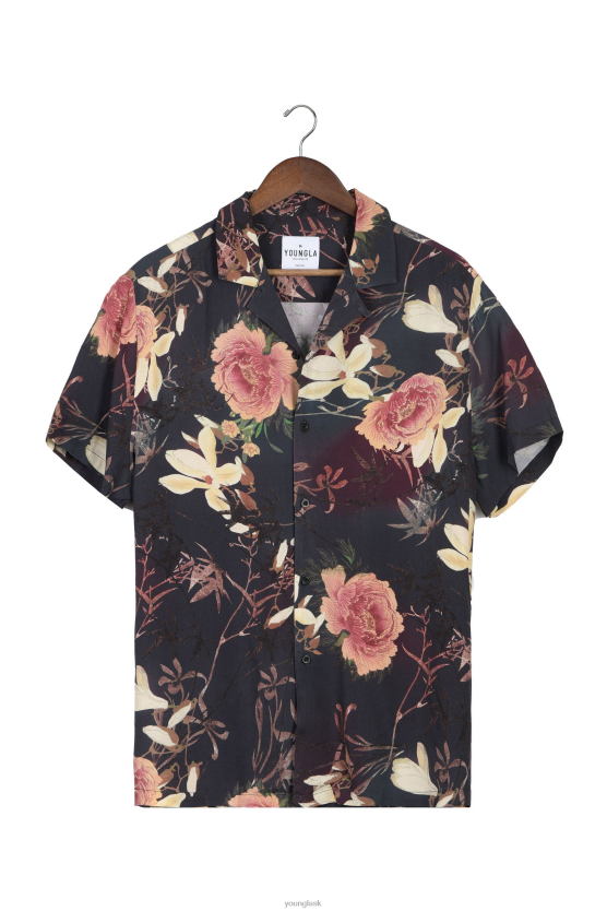 muži jesenné noci 445 košele cabo vibez s potlačou YoungLA oblečenie X2044311