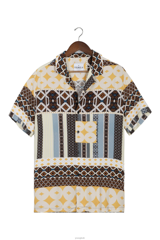 muži kmeňové výlety 445 košele cabo vibez s potlačou YoungLA oblečenie X2044319