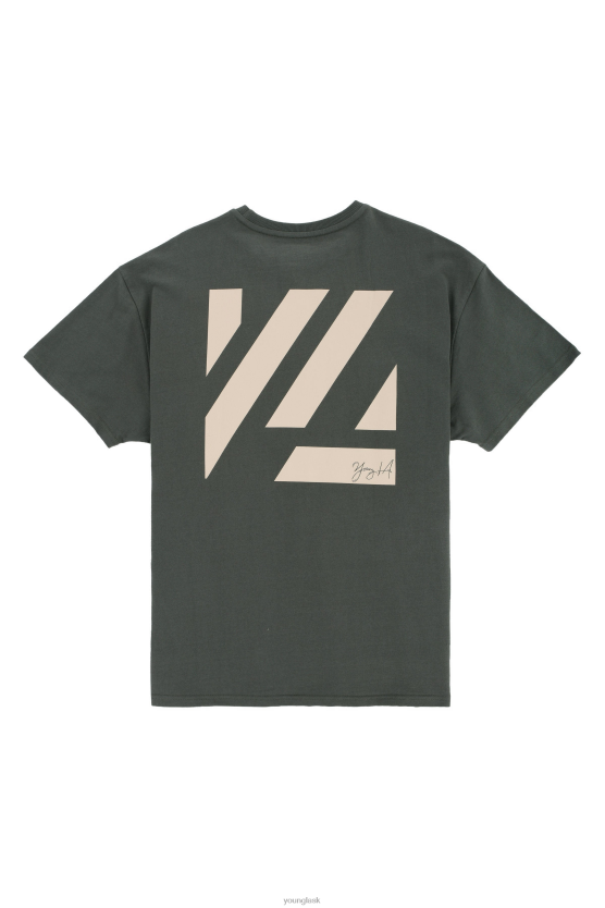 muži lesná zeleň 413 nadrozmerných blokových košieľ YoungLA oblečenie X2044262