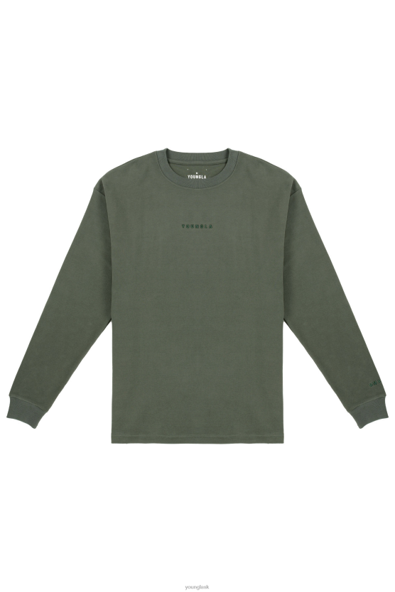 muži lesná zeleň Dlhé rukávy z 450 oblačnej peny YoungLA oblečenie X2044412