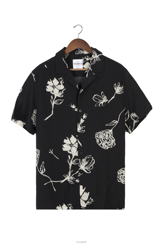 muži polnočný kvet 445 košele cabo vibez s potlačou YoungLA oblečenie X2044316