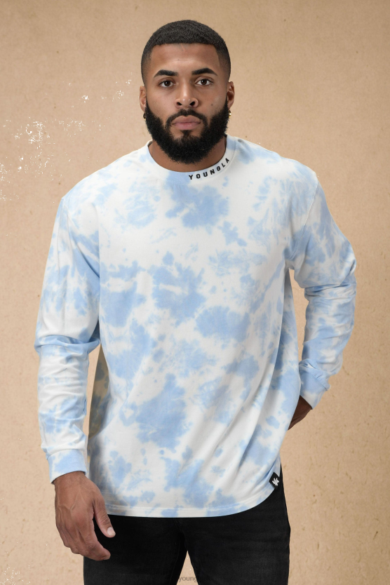 muži priateľská obloha 810 ochranná známka s dlhými rukávmi YoungLA oblečenie X2044429