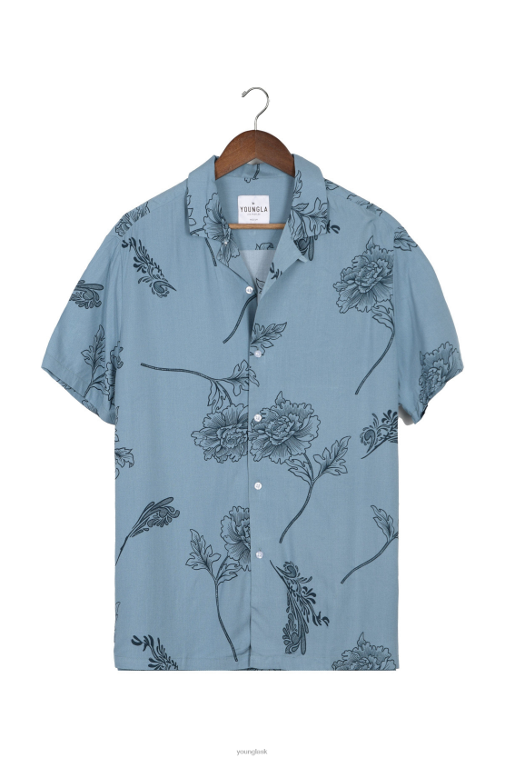 muži sifi kvet 445 košele cabo vibez s potlačou YoungLA oblečenie X2044318