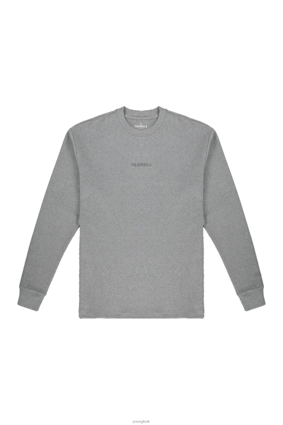 muži sivý vres Dlhé rukávy z 450 oblačnej peny YoungLA oblečenie X2044415