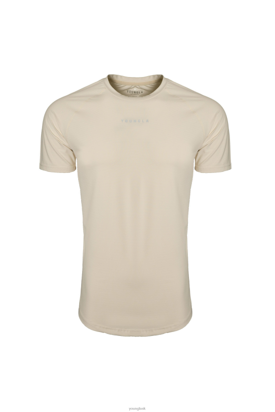 muži sivobiely Tričká s krátkym rukávom z radu 440 YoungLA oblečenie X2044441