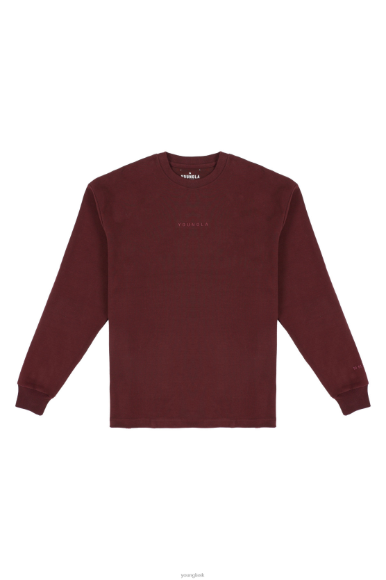 muži víno Dlhé rukávy z 450 oblačnej peny YoungLA oblečenie X2044419