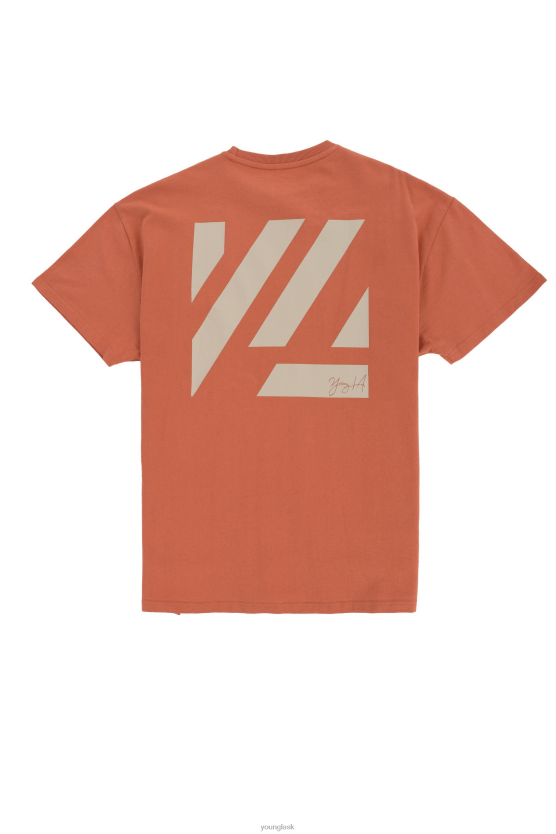 muži západ slnka oranžová 413 nadrozmerných blokových košieľ YoungLA oblečenie X2044263