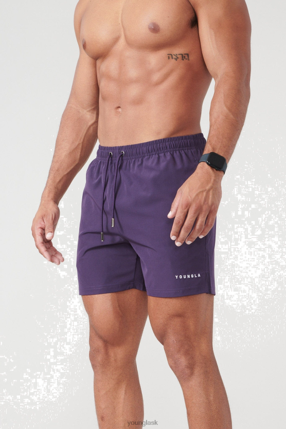 muži Fialová 140 nočné plavkové šortky 23' YoungLA oblečenie X2044548
