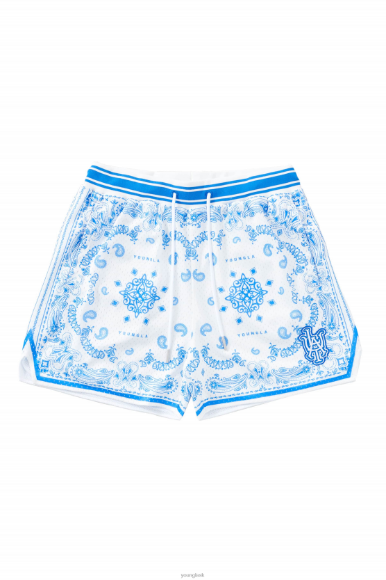 muži Modrá 132 neslávne známych bandanových šortiek YoungLA oblečenie X2044484