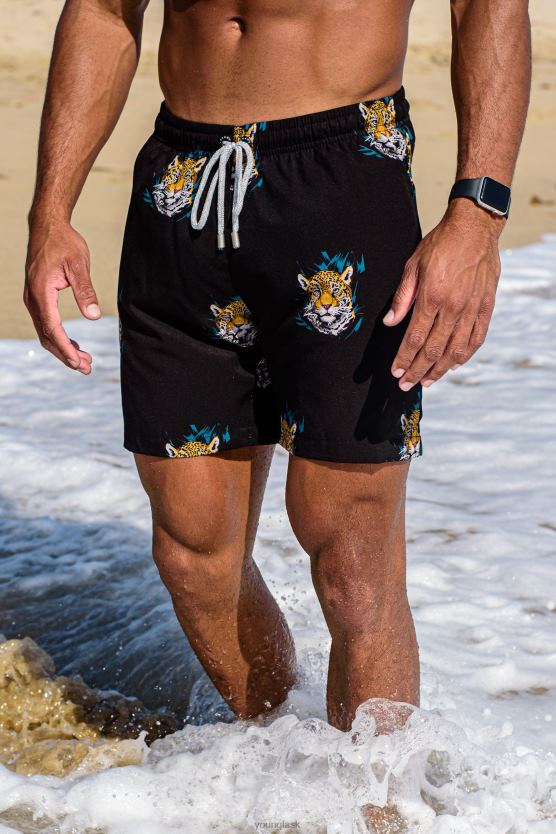 muži Šiška 128 abstraktné plavky \'22 YoungLA oblečenie X2044708