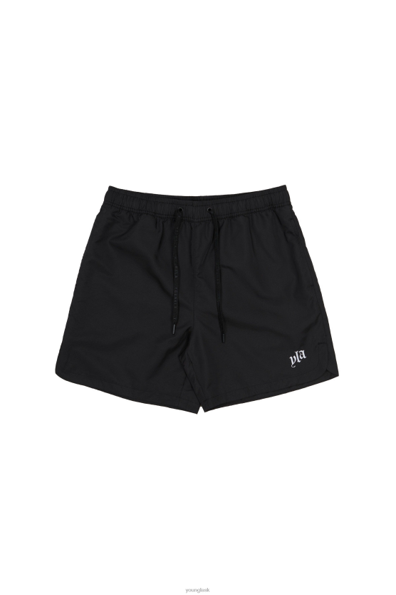 muži čierna 123 pastelové šortky YoungLA oblečenie X2044476