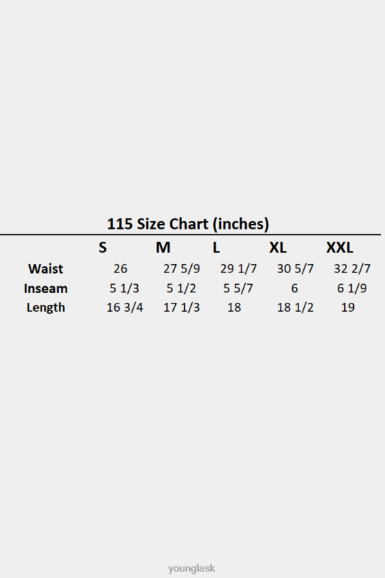 muži olivový 115 podpisových šortiek YoungLA oblečenie X2044586