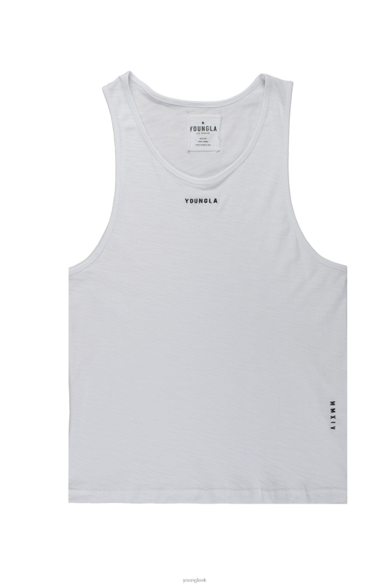 muži biely 325 námorných nádrží na tuky YoungLA oblečenie X204497