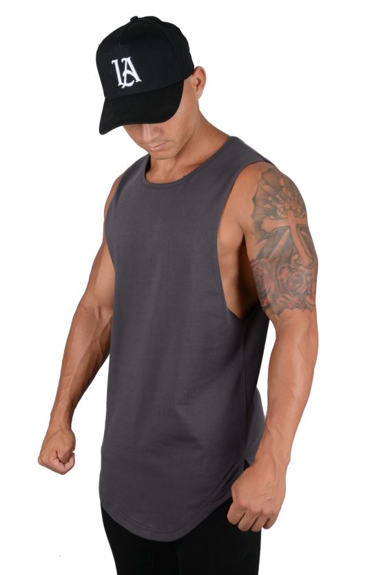 muži camo black 308 svalových nádrží YoungLA oblečenie X204480