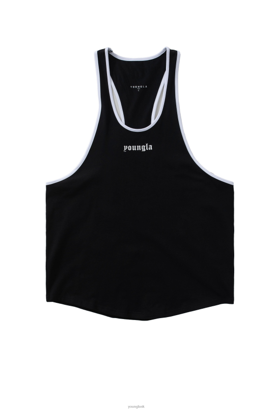 muži čierna 322 tankov zlatej éry YoungLA oblečenie X204430