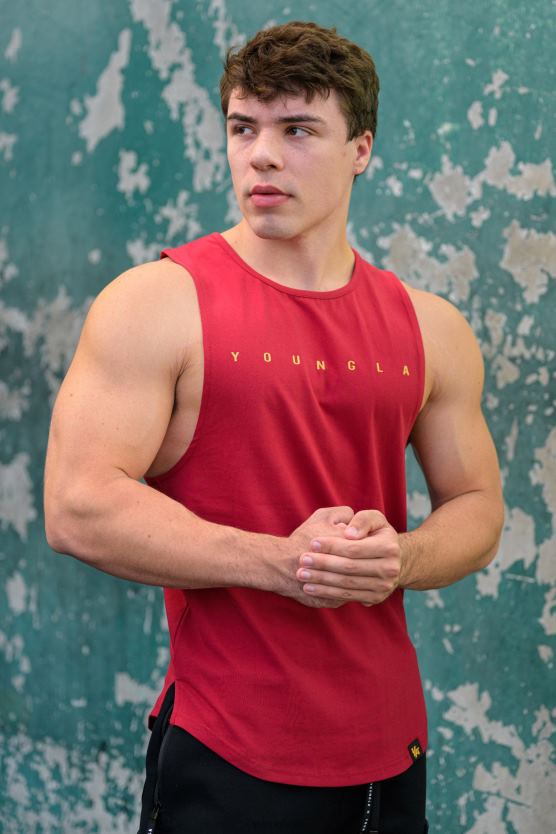 muži čierna 332 nekonečných svalových nádrží YoungLA oblečenie X204463