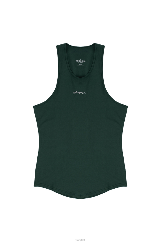 muži lesná zeleň 309 podpisových tankov YoungLA oblečenie X204424