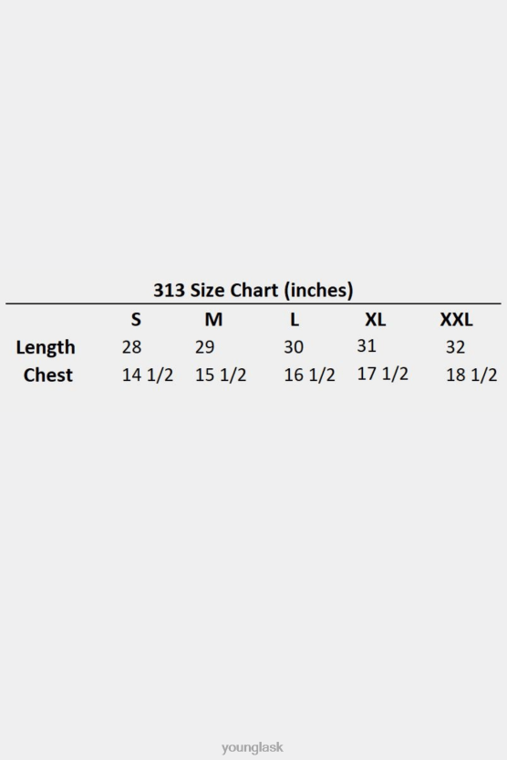 muži mäta 313 raketových rebrových nádrží YoungLA oblečenie X204451