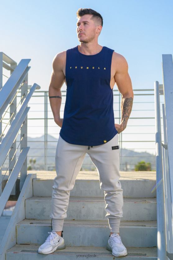 muži námorníctvo 332 nekonečných svalových nádrží YoungLA oblečenie X204466