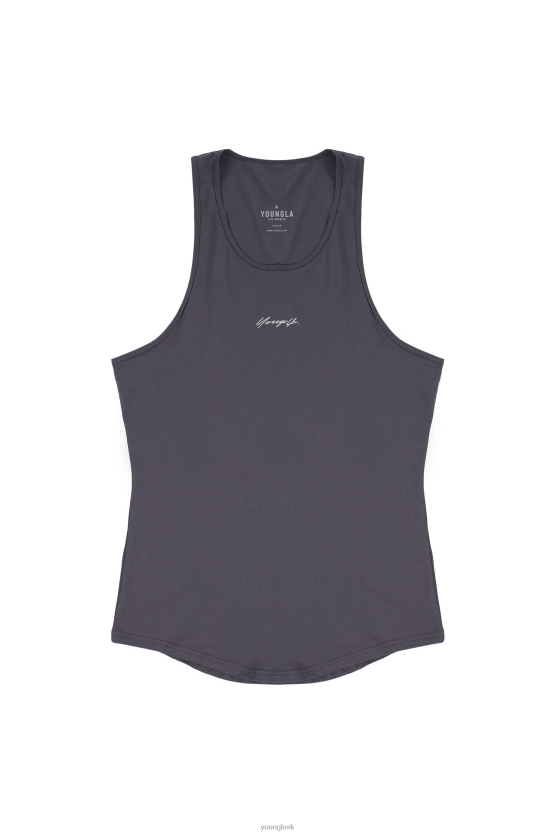 muži nardo šedá 309 podpisových tankov YoungLA oblečenie X204427