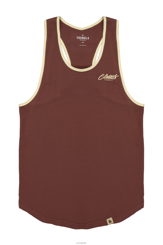 muži olivový 324 classics string tank YoungLA oblečenie X2044110