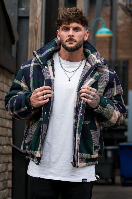 muži zelená 563 kráľovských búnd YoungLA oblečenie X2044825