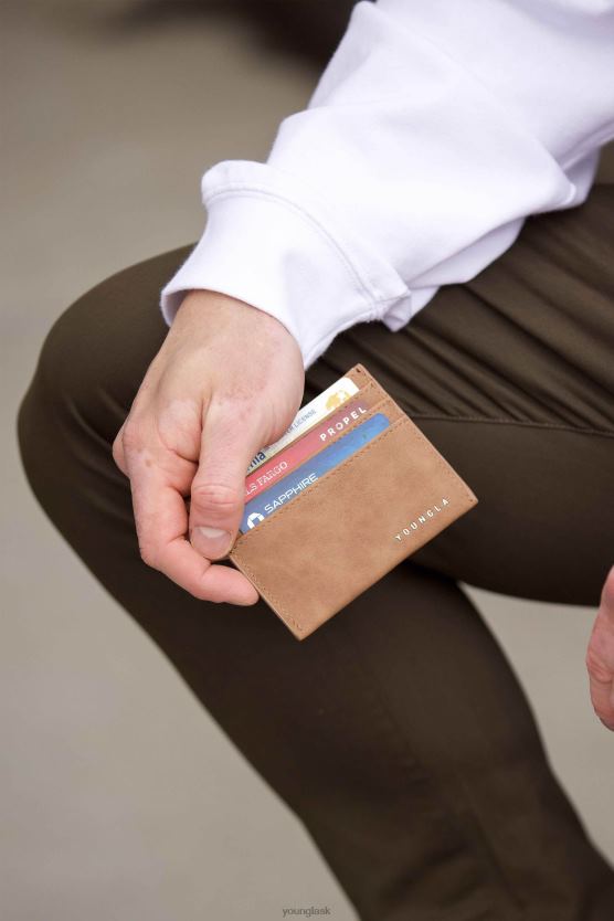 muži hnedá Držiteľ výkonnej karty 725 YoungLA príslušenstvo X2044984