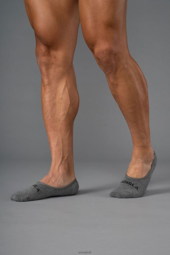 muži čierna 711 no show ponožky 3-bal YoungLA príslušenstvo X2044992