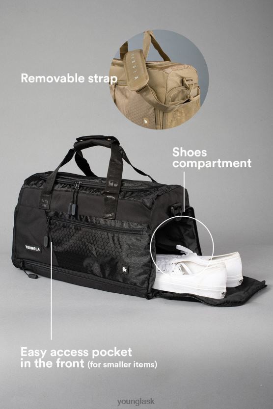 muži čierna 740 elitných tašiek YoungLA príslušenstvo X2044967