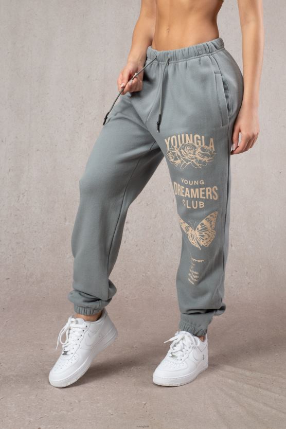 ženy hnedé umývanie w211 dreamers joggers YoungLA oblečenie X20441171
