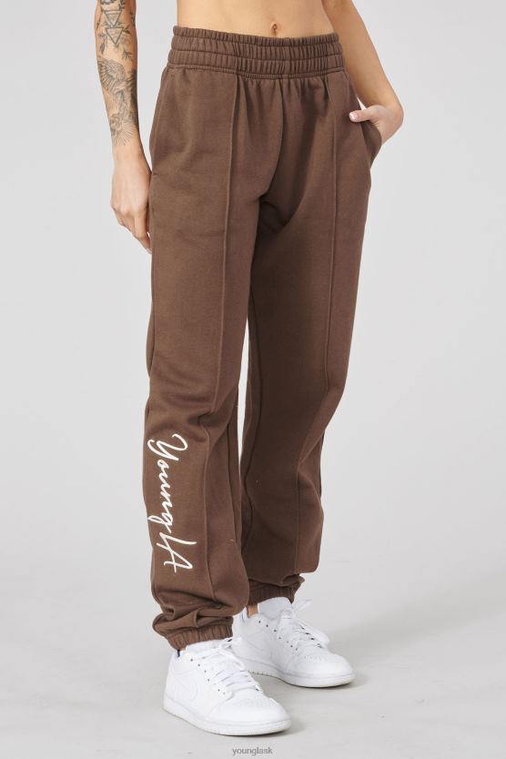 ženy hnedá w202 script joggers 2.0 YoungLA oblečenie X20441130