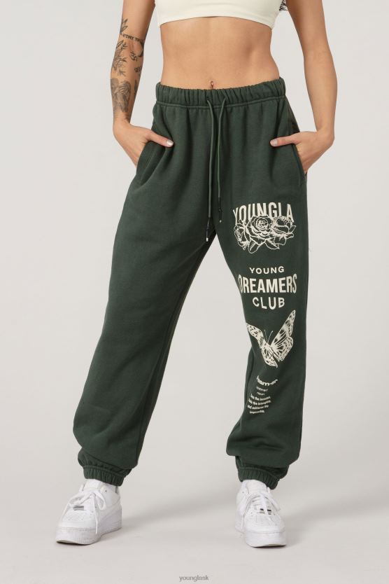 ženy lesná zeleň w211 dreamer joggers YoungLA oblečenie X20441123