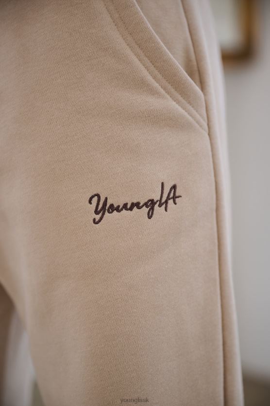 ženy prachovo ružová W207 trojité strunové joggery YoungLA oblečenie X20441135