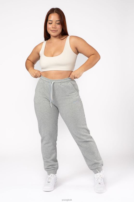 ženy vres sivý W207 trojité strunové joggery YoungLA oblečenie X20441136