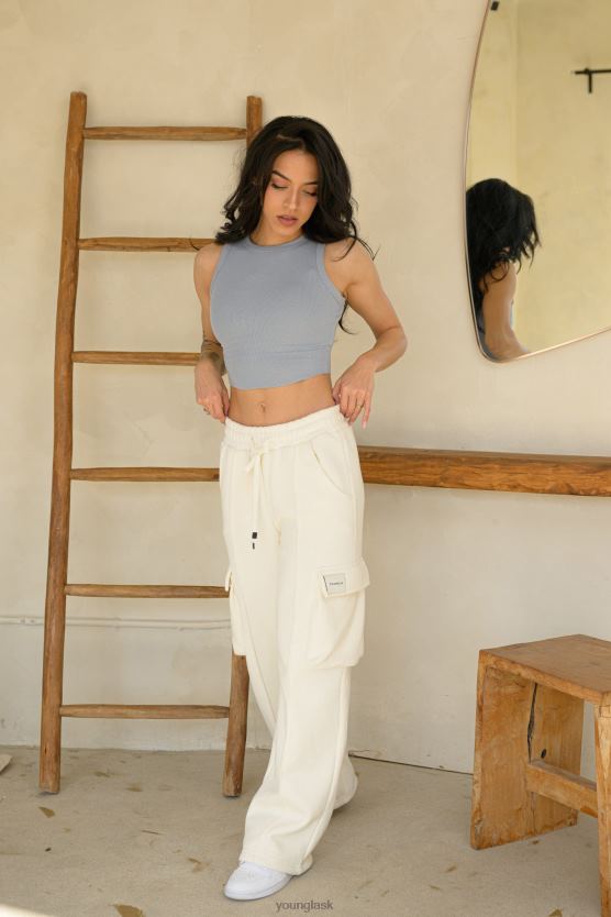 ženy pražená mandľa w314 - tielko flexrib YoungLA oblečenie X20441061