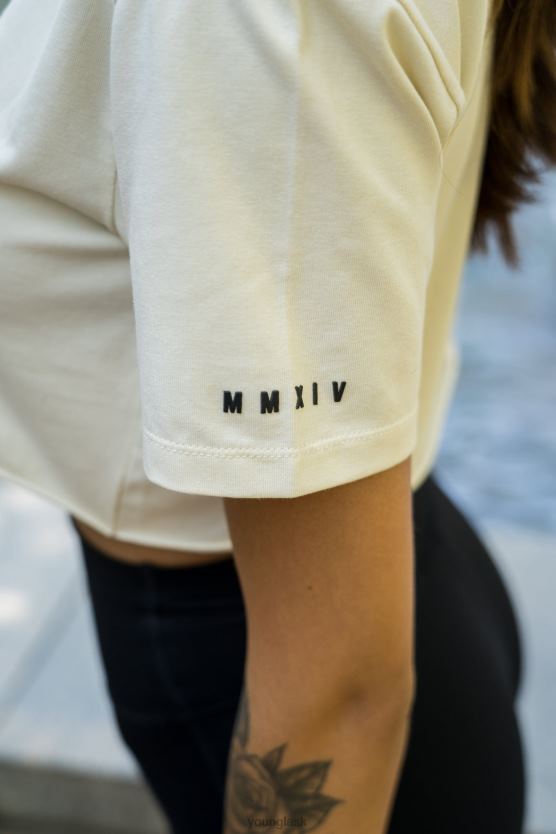 ženy studená pena W403 zavedené skrátené tričko YoungLA oblečenie X20441024