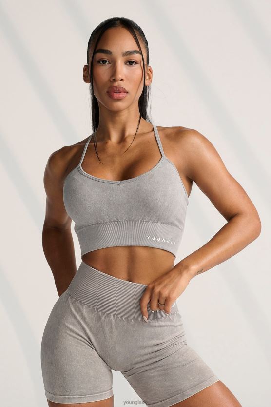 ženy slivková hľuzovka W311 karbónová športová podprsenka s krížovým chrbtom YoungLA oblečenie X20441006