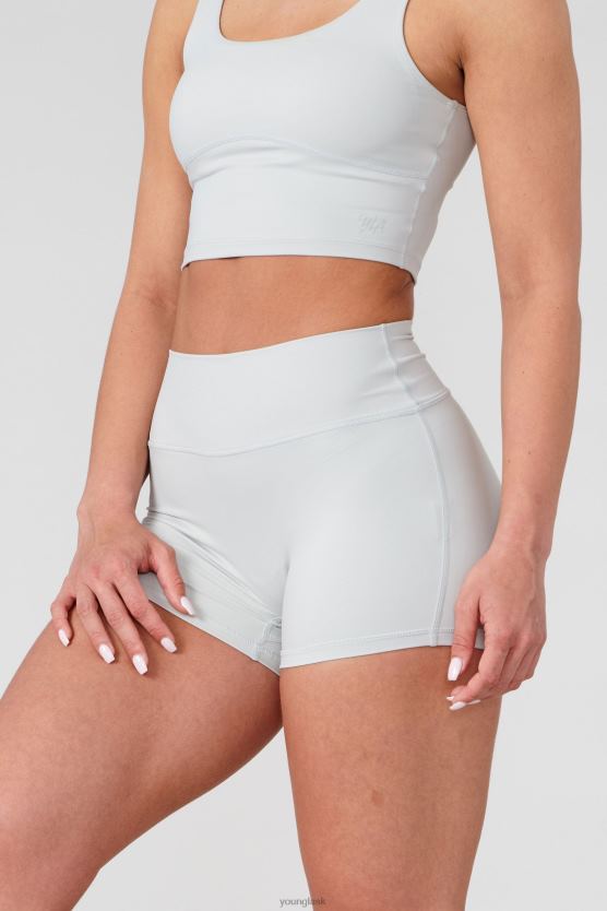 ženy čierna dahlia w110 motorkárske šortky na vyššiu úroveň 3\" YoungLA oblečenie X20441116