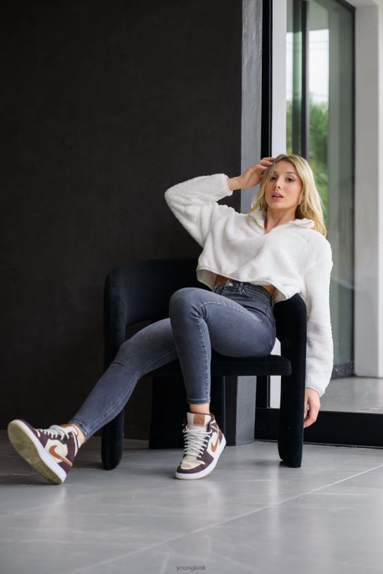 ženy ťava W506 plyšový fleecový pulóver YoungLA oblečenie X20441201