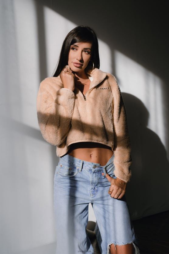 ženy čierna W506 plyšový fleecový pulóver YoungLA oblečenie X20441203