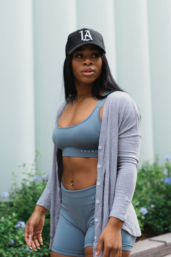 ženy polnočná čierna W415 kaviarenský sveter YoungLA oblečenie X20441194